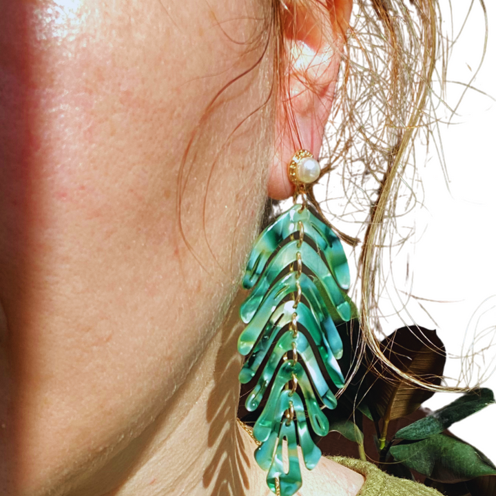 BOUCLES D'OREILLES resine - Pismo Beach