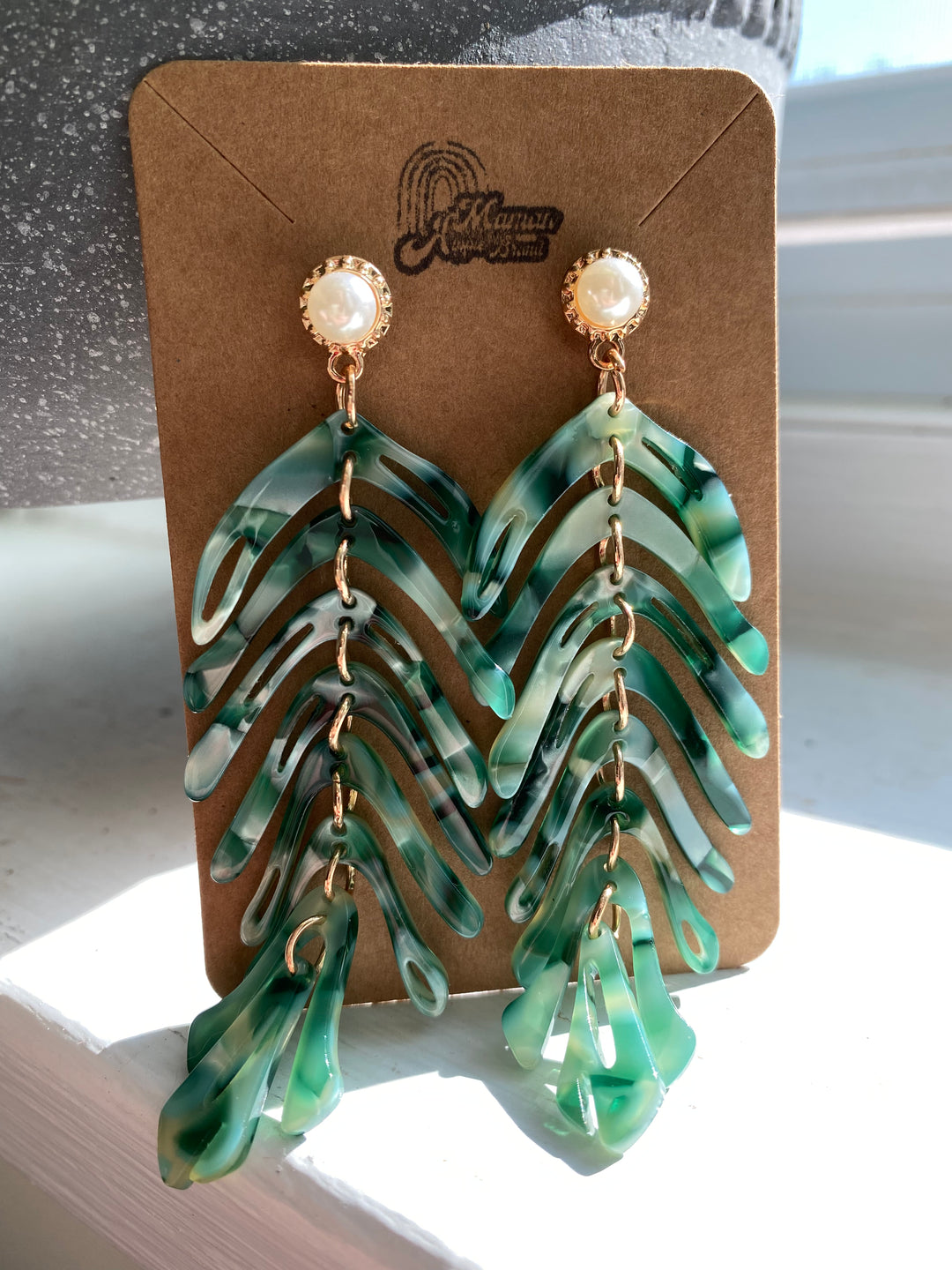 BOUCLES D'OREILLES resine - Pismo Beach