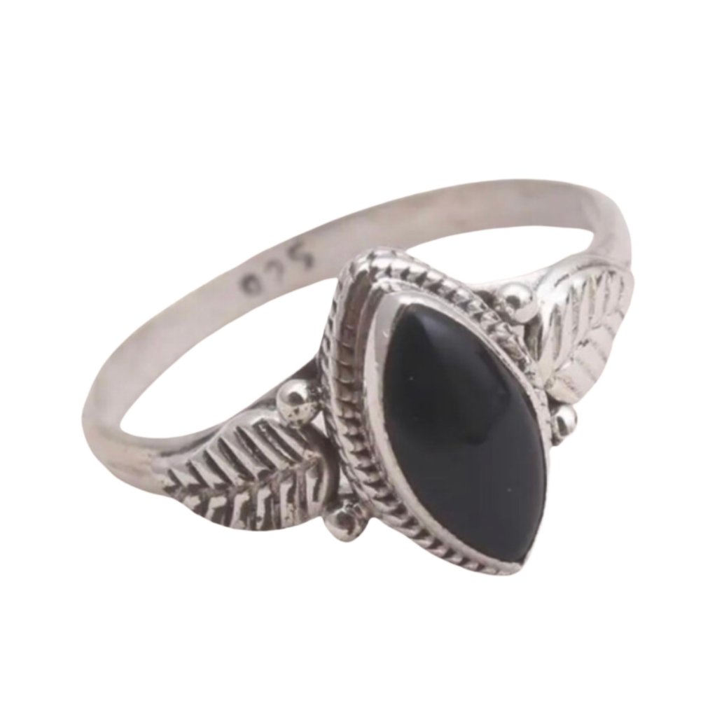 Bague COURTNEY ONYX NOIRE