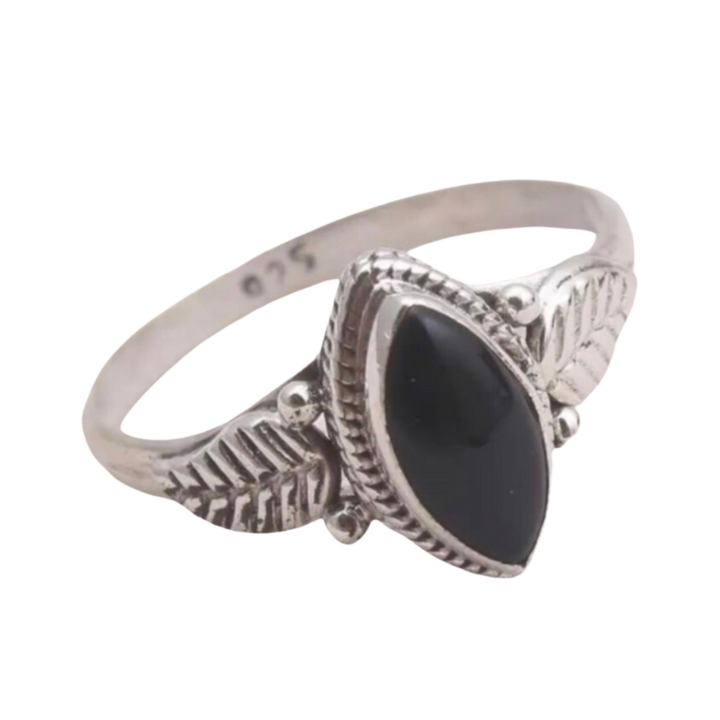 Bague COURTNEY ONYX NOIRE