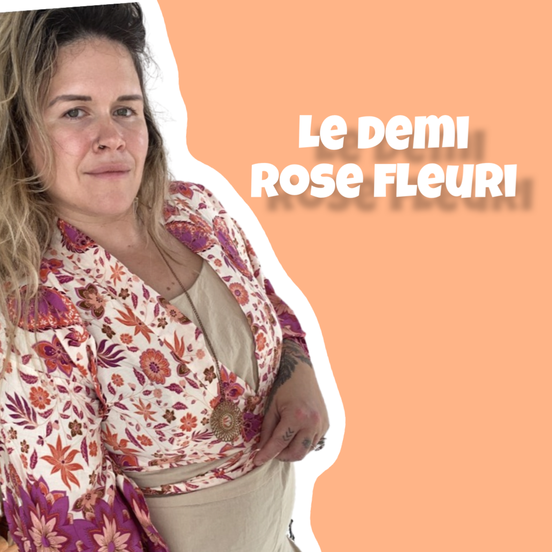 Demi Kimono fleuri rose +++EN STOCK+++